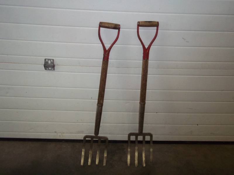 Pair of Potato - Roofing Forks