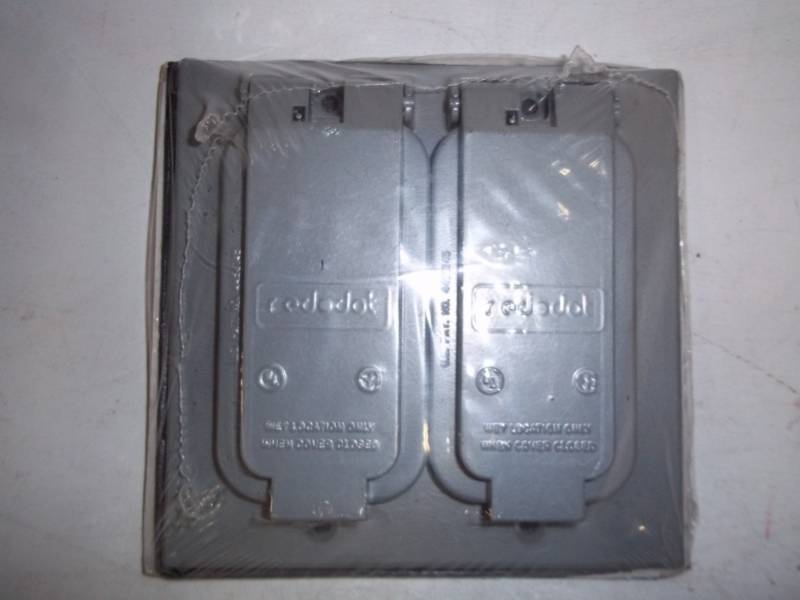 New GFCI COVER two Gang