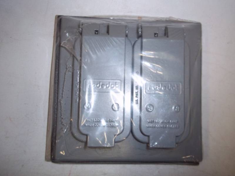 New GFCI COVER two Gang