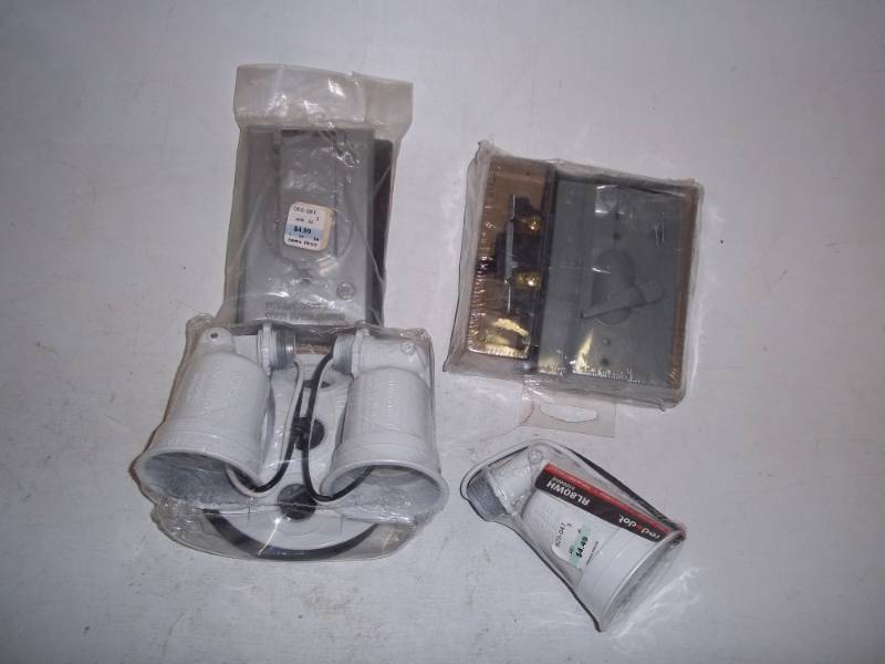 New Outdoor light with switch and switch cover
