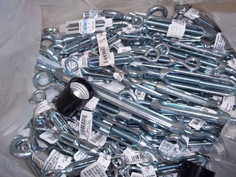 Large bag of New Hardware turnbuckles