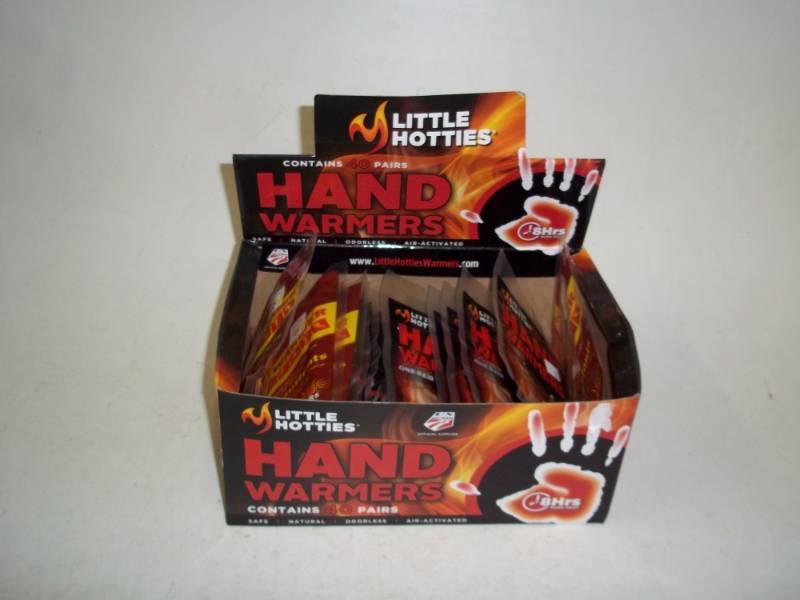 New hand warmers with display box
