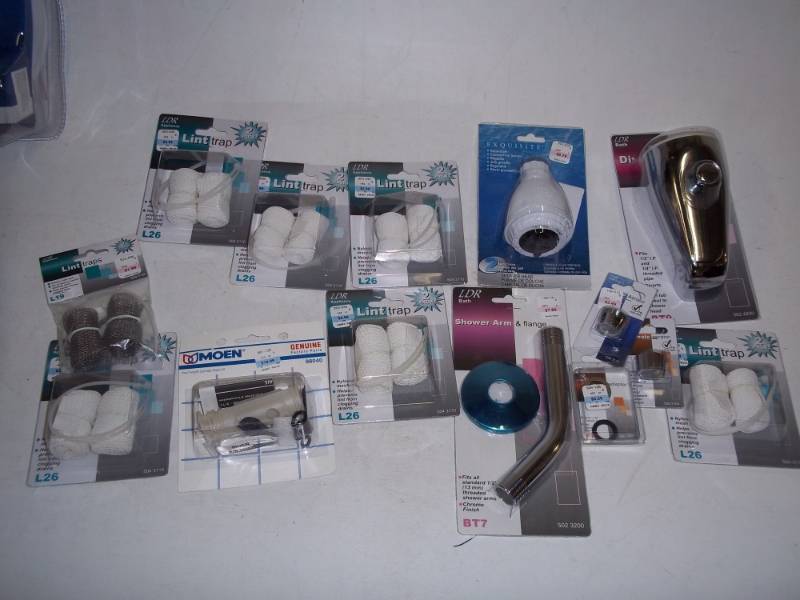 New bathroom plumbing hardware