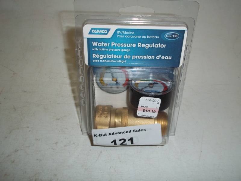 New Water Pressure Regulator