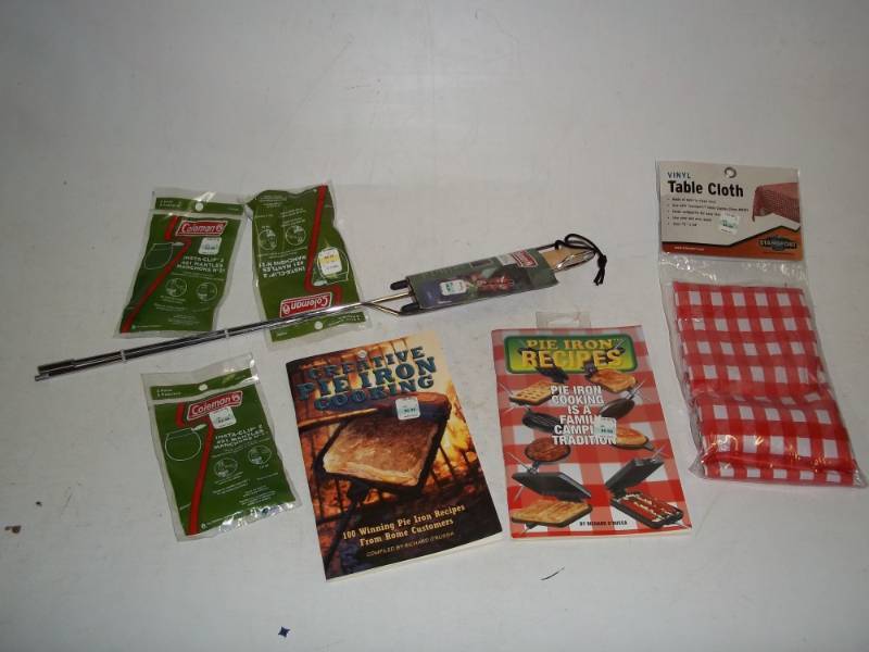 New Pie Iron Recipe books and camping supplies