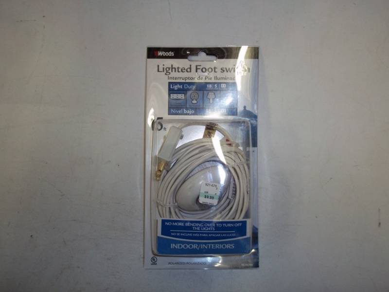 New Lighted foot switch