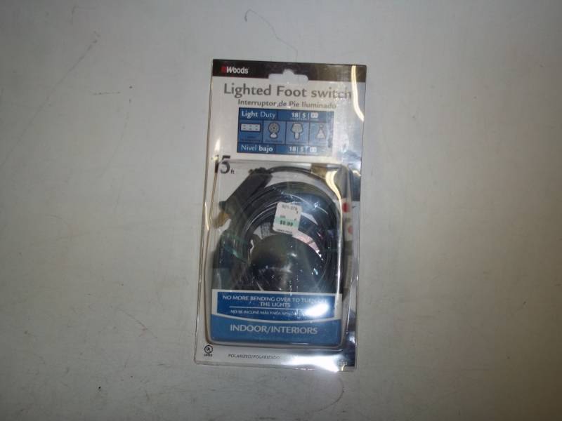 New Lighted foot switch
