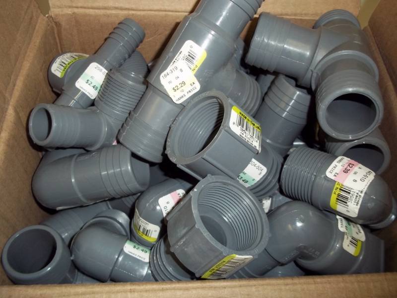 New 11# of plastic plumbing fittings