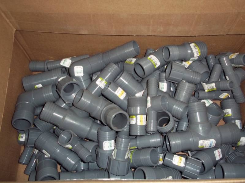 New 7# of plastic plumbing fittings