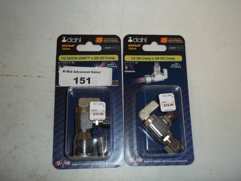 New Pair of Mini ball valves