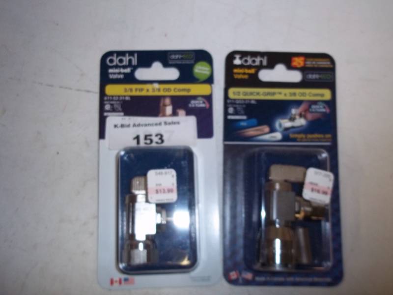 New Pair of Mini ball valves