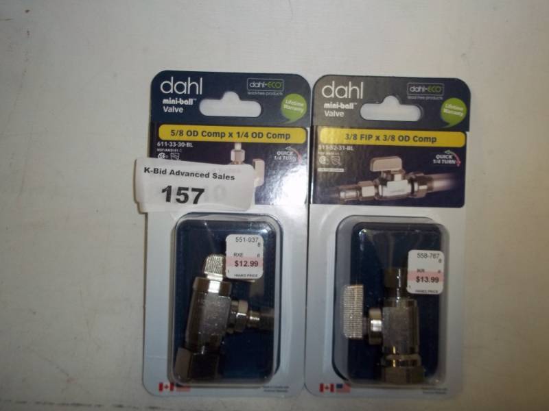 New Pair of Mini ball valves