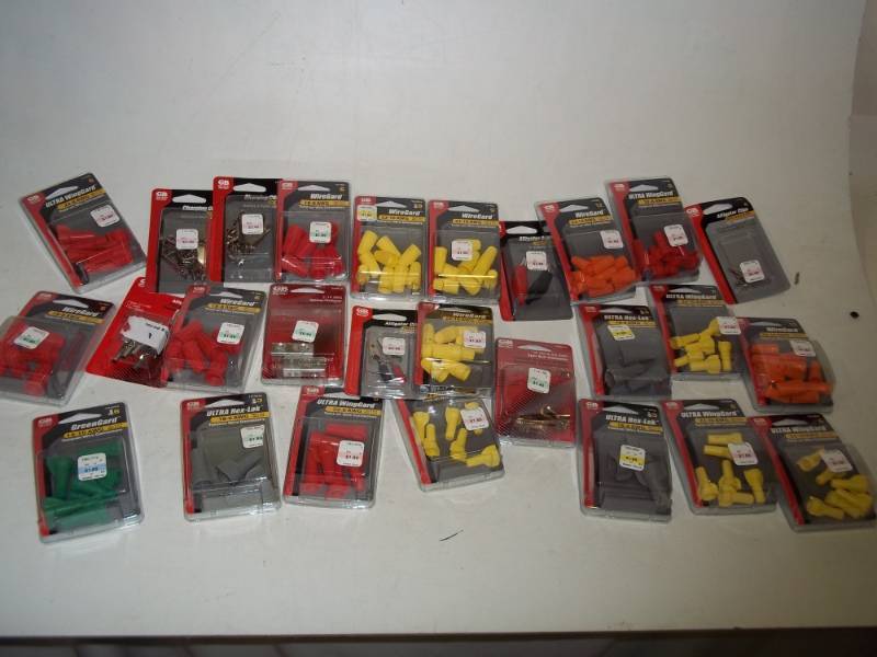 New Electrical supplies with wire nuts