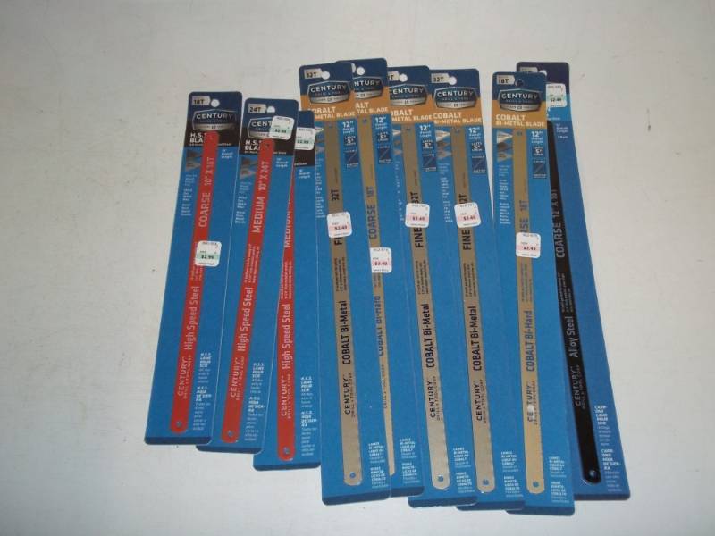 New hack saw blades
