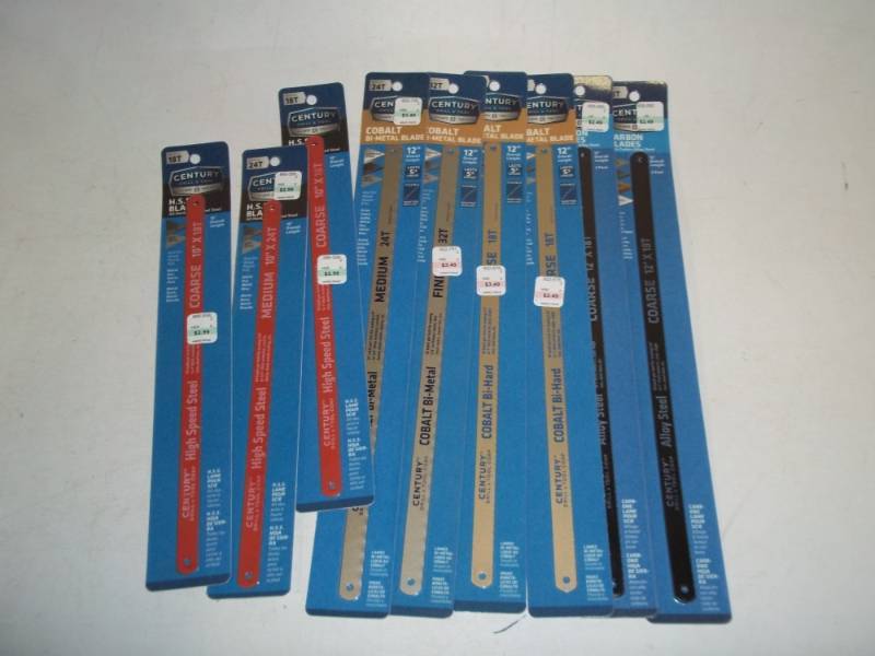 New hack saw blades