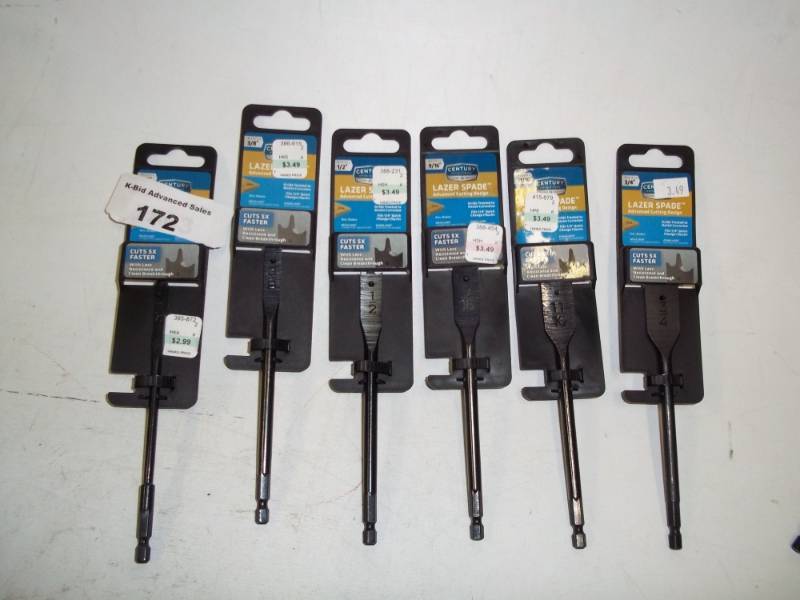 6 new Lazer Spade bits