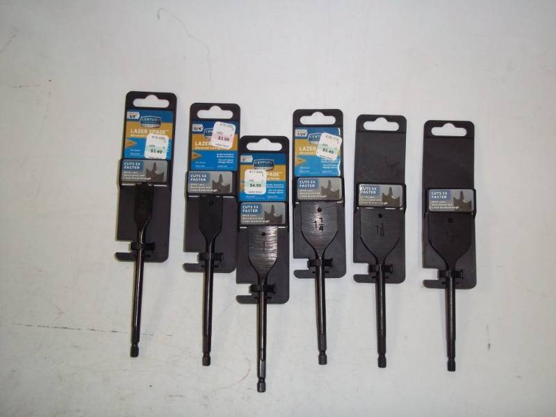6 new Lazer Spade bits
