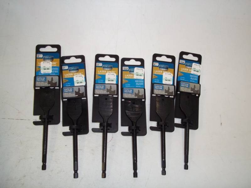 6 new Lazer Spade bits