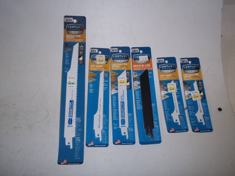 6 New Reciprocating saw blades