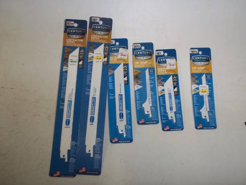 6 New Reciprocating saw blades
