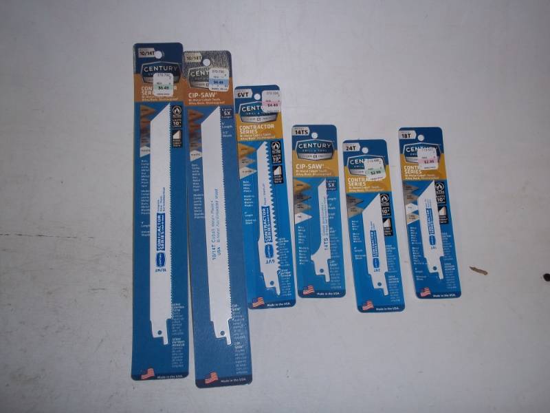 6 New Reciprocating saw blades
