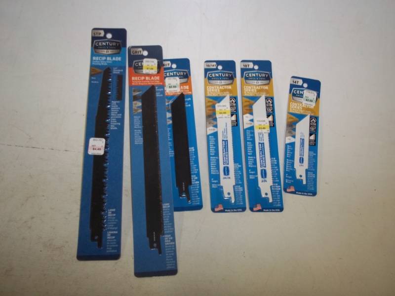 6 New Reciprocating saw blades