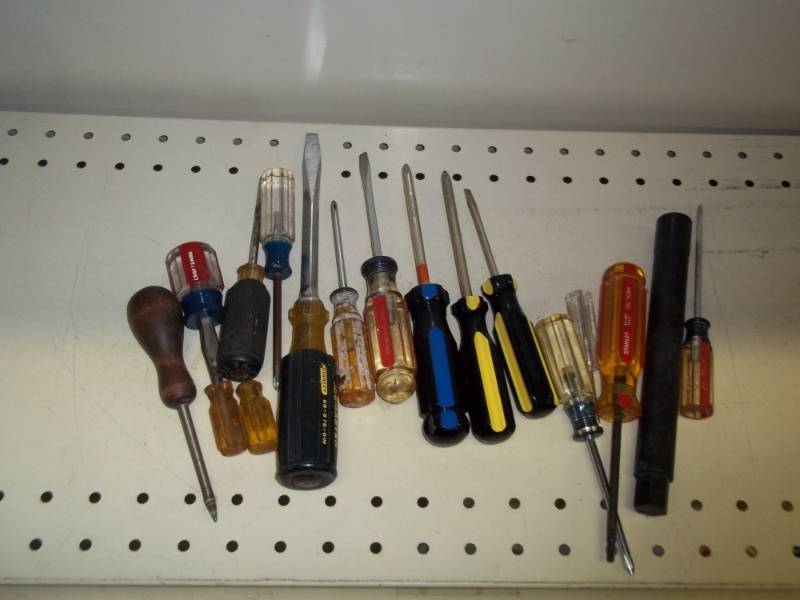 Lot of screwdrivers