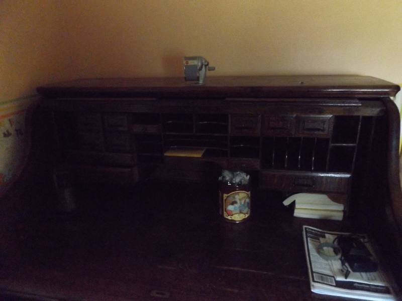 Vintage Roll Top Desk