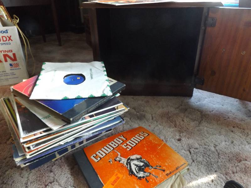 End Table and Records