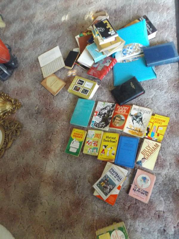 Magazine Table and Books