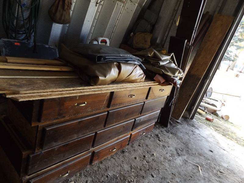 Waterbed Frame, Headboard, Mattress