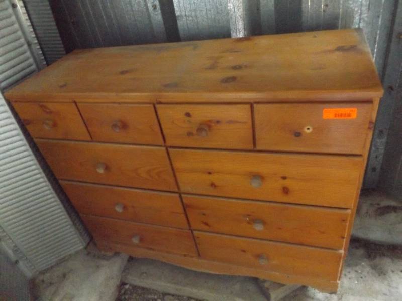 Chest of Drawers, Tent, Sleeping Bag