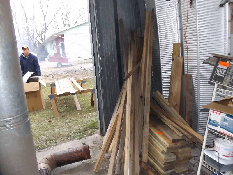 Lumber and Saw Horses