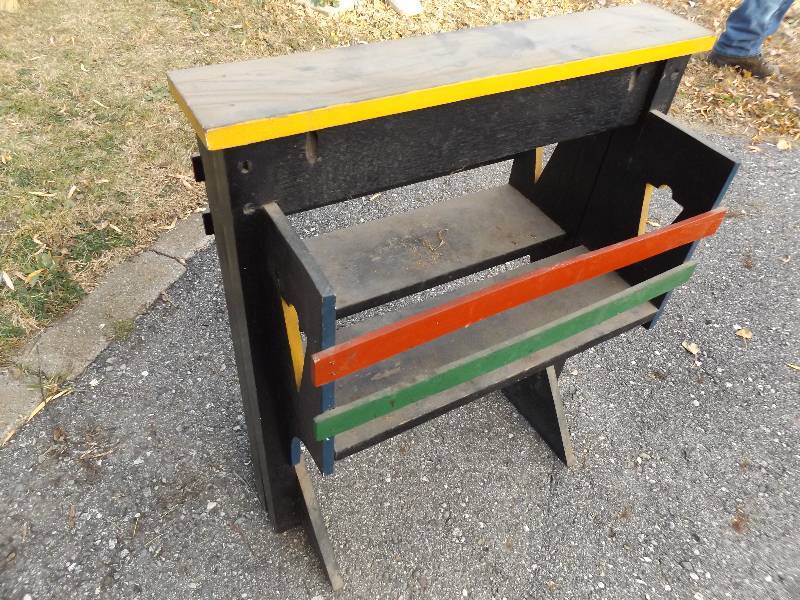 Primitive Magazine Rack