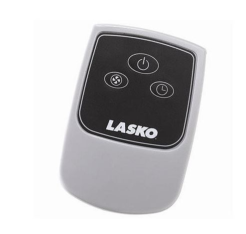 lot 107 image: Lasko 18 in. Remote Control Pedestal Fan
