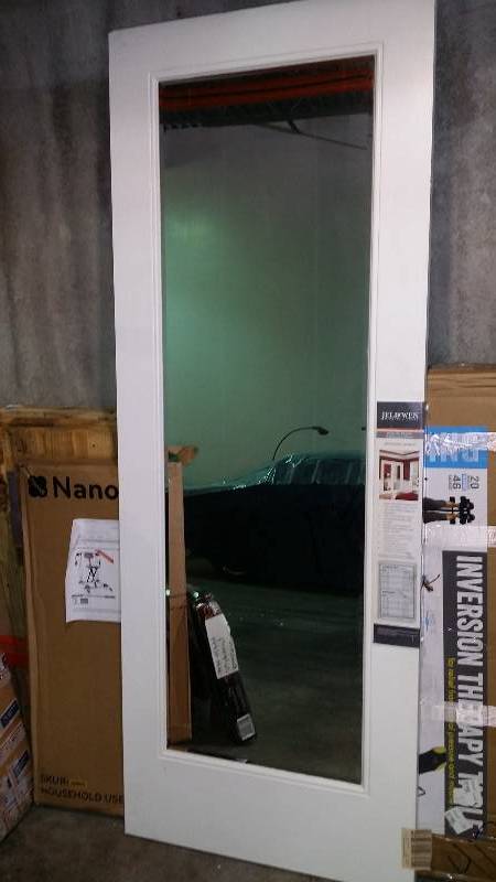Jeld-Wen  30x80 6 Panel door With Mirror