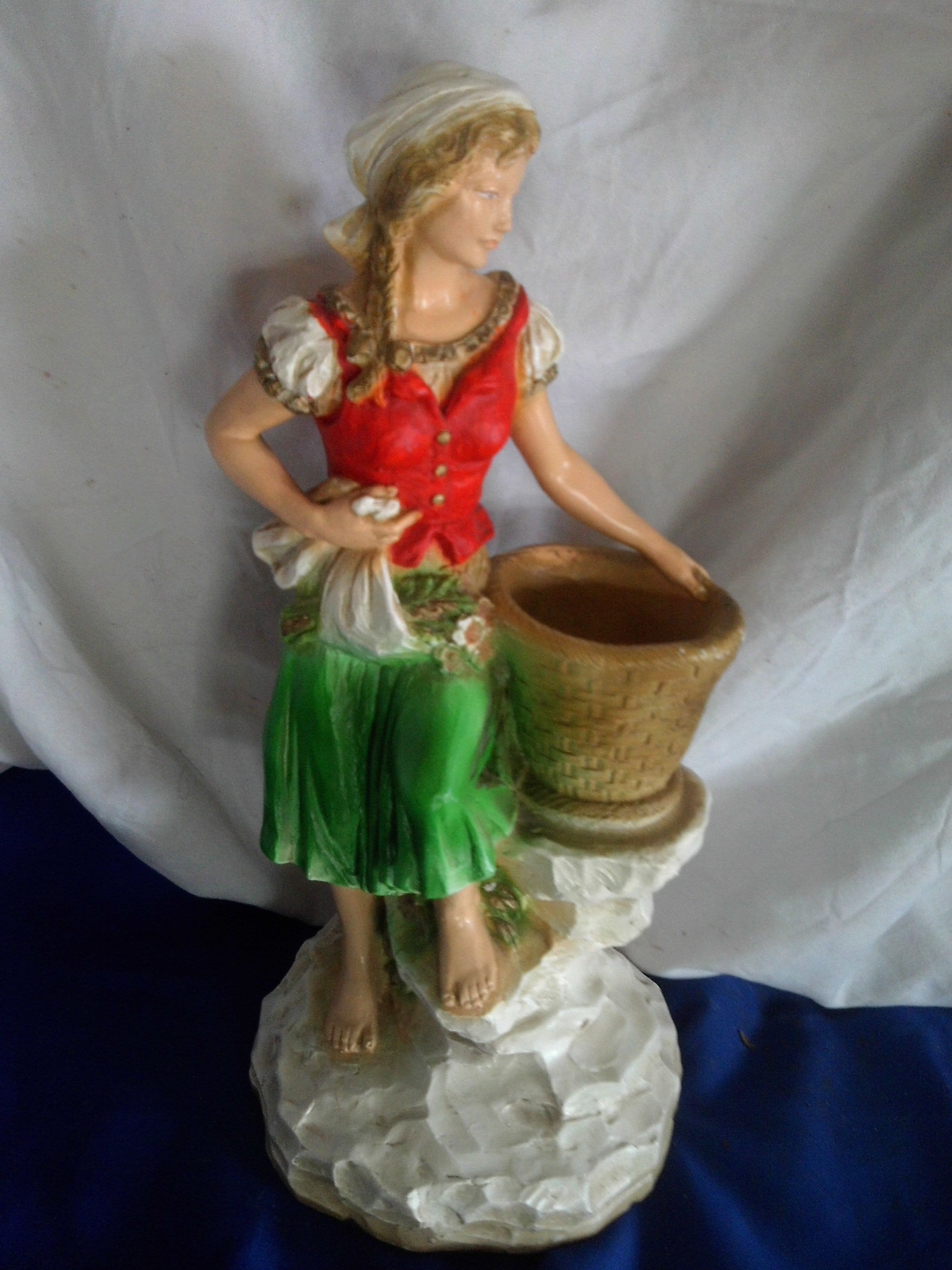 vintage carnival chalk figurene