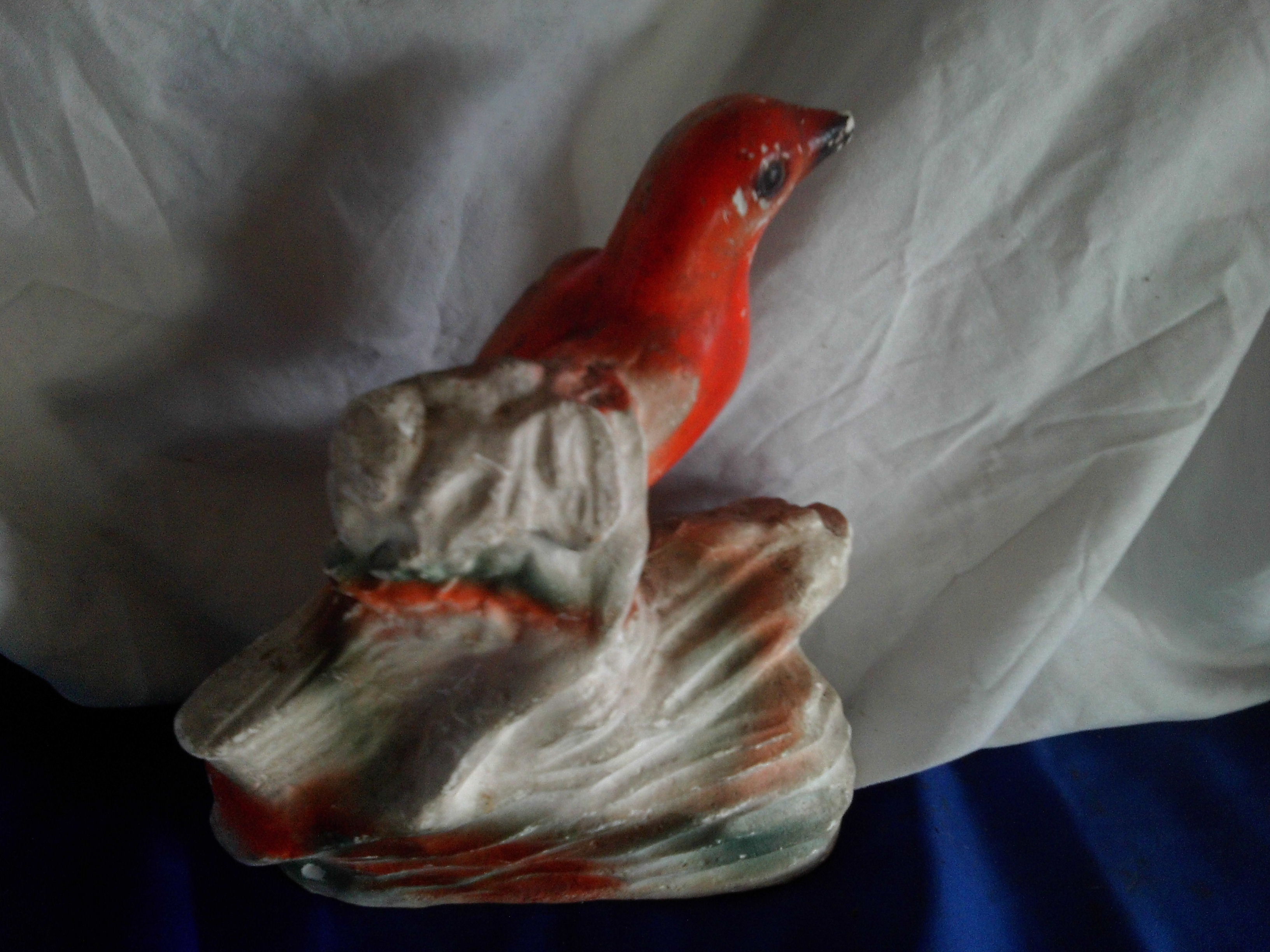 vintage carnival chalk cardinal