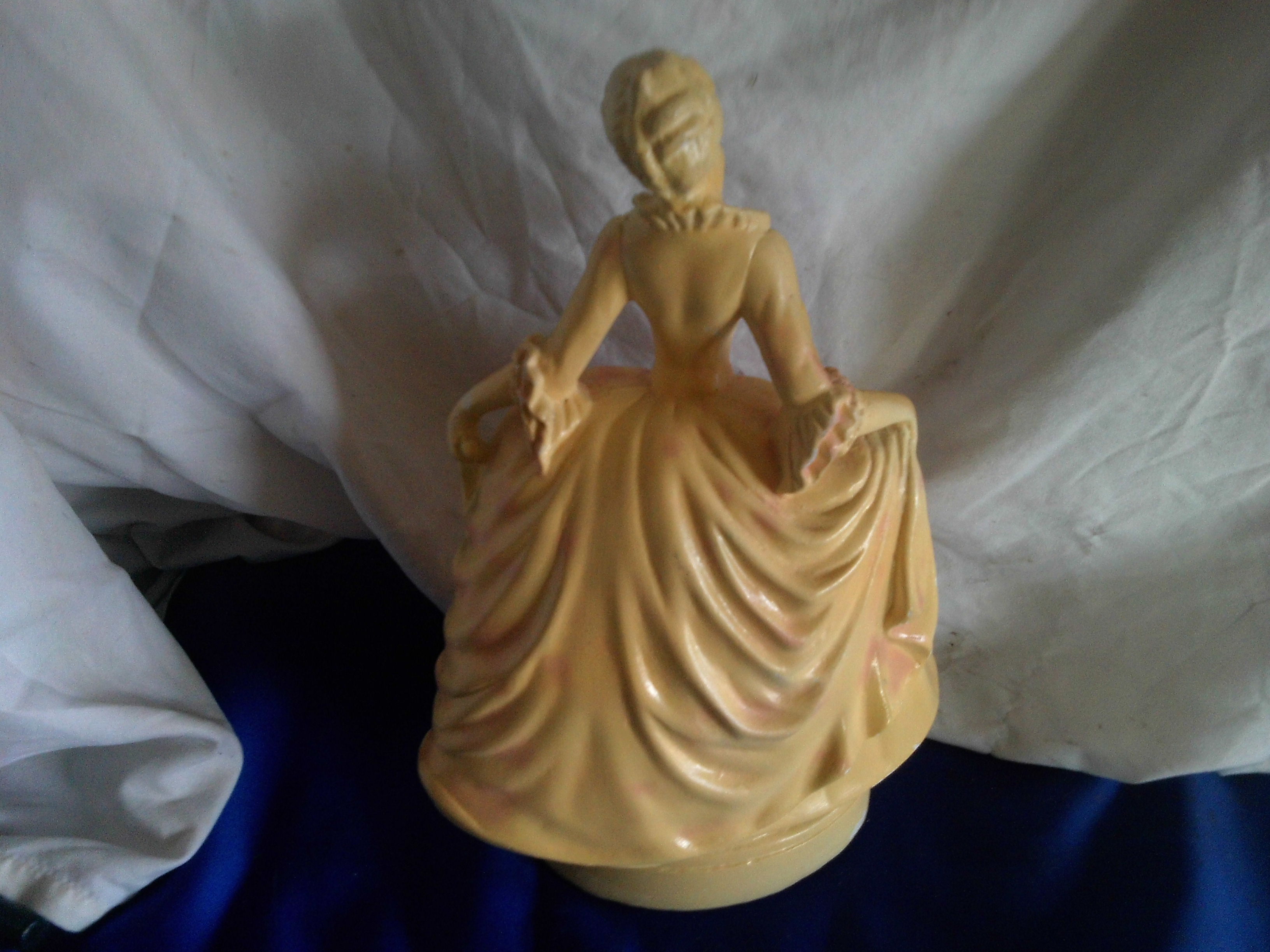 vintage carnival chalk figurene