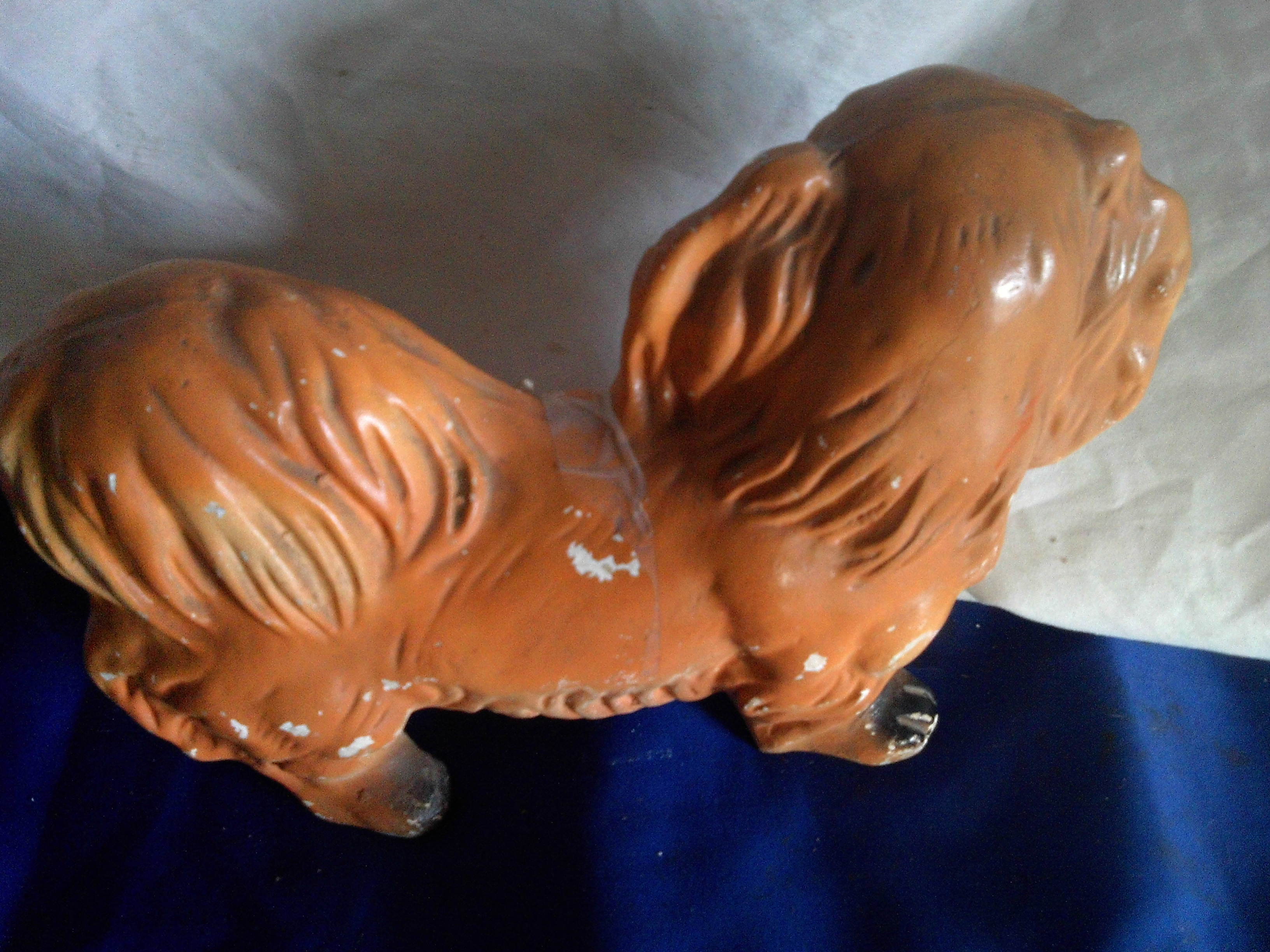 vintage carnival chalk dog
