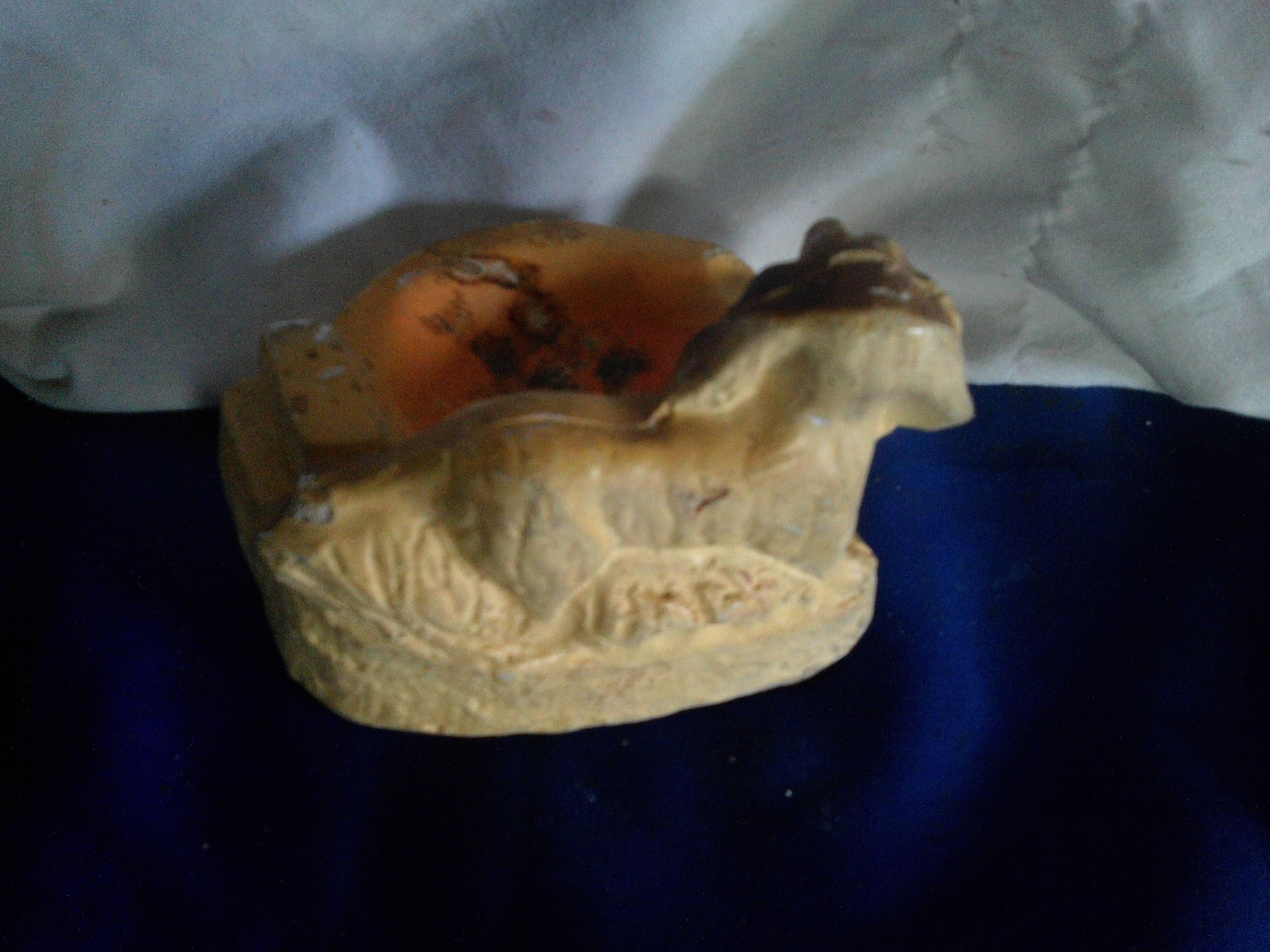 vintage carnival chalk ashtray