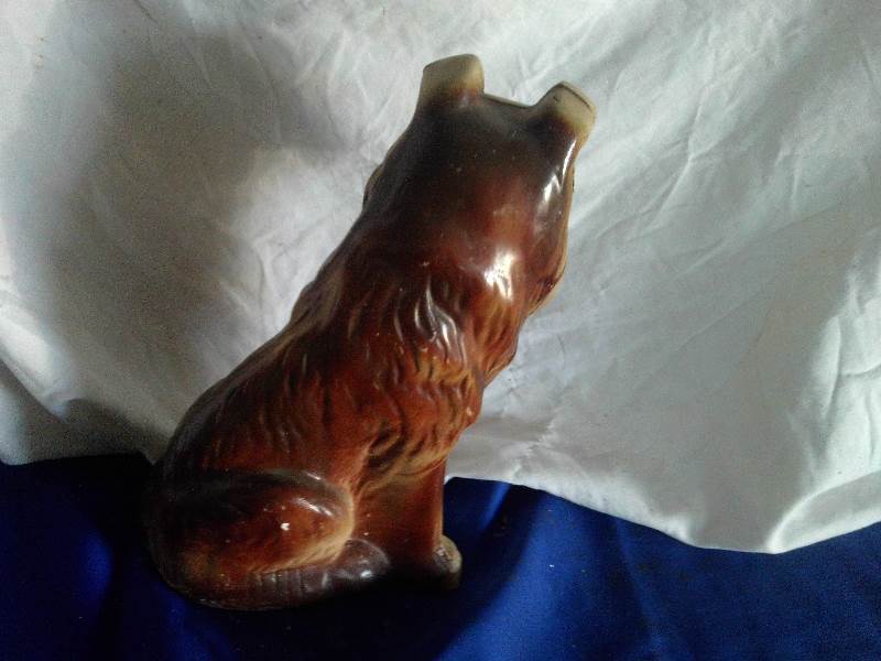 vintage carnival chalk dog