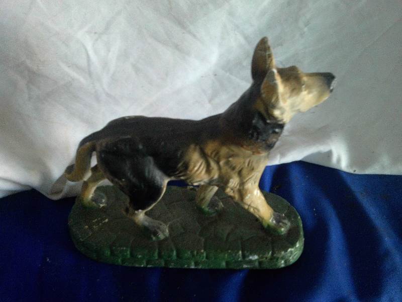 vintage carnival chalk dog
