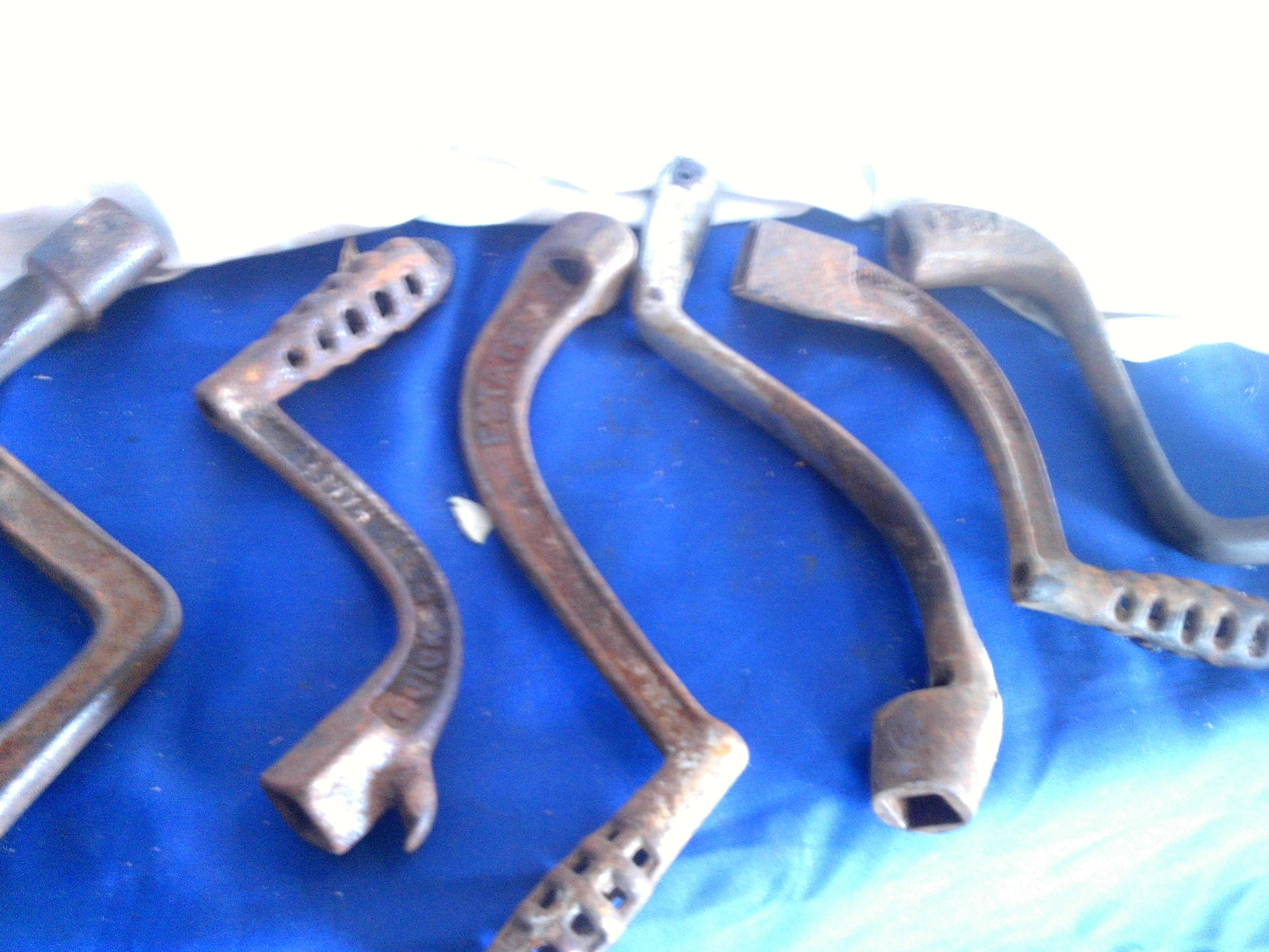 vintage steel handles