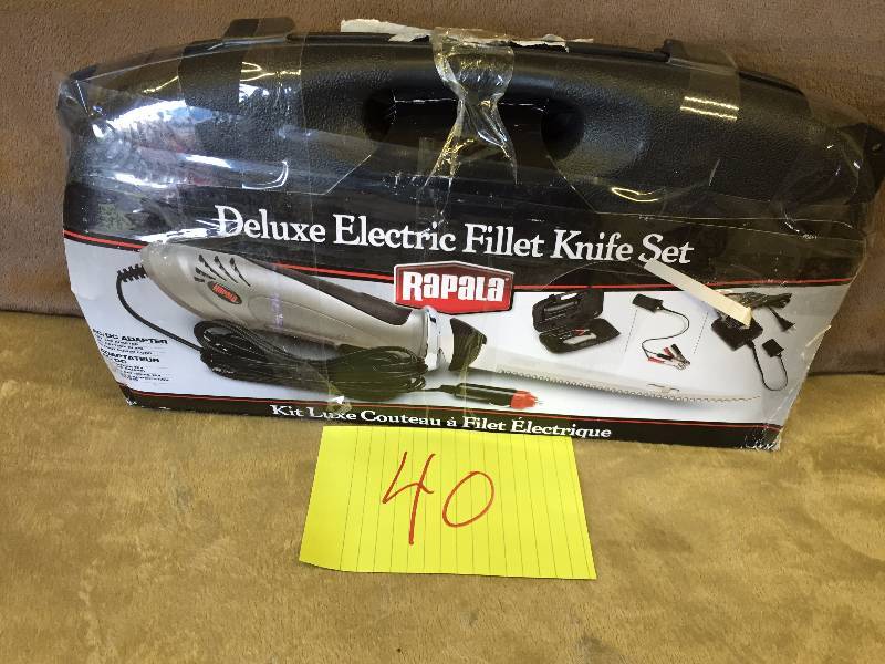 Rapala Electric Fillet Knife Set New