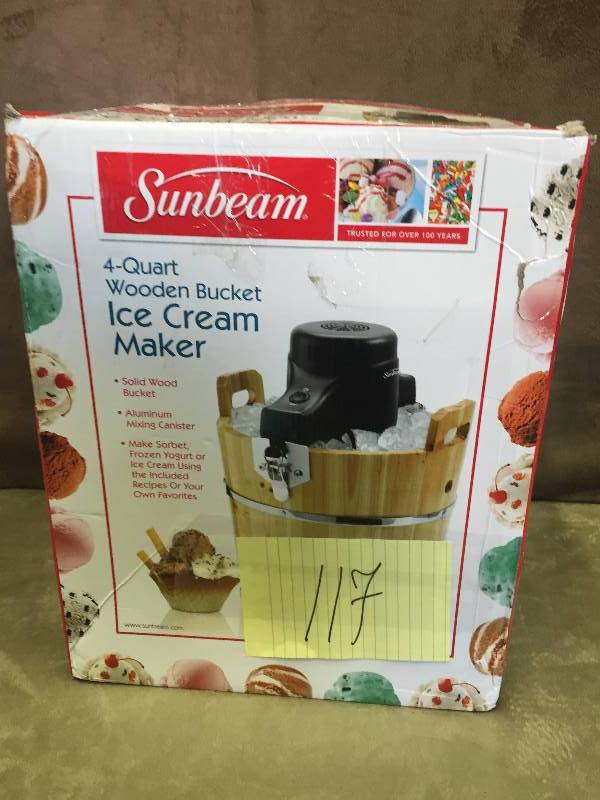 Sunbeam Ice Cream Maker 4 QT