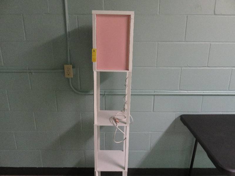 Floor Lamp with Shelves