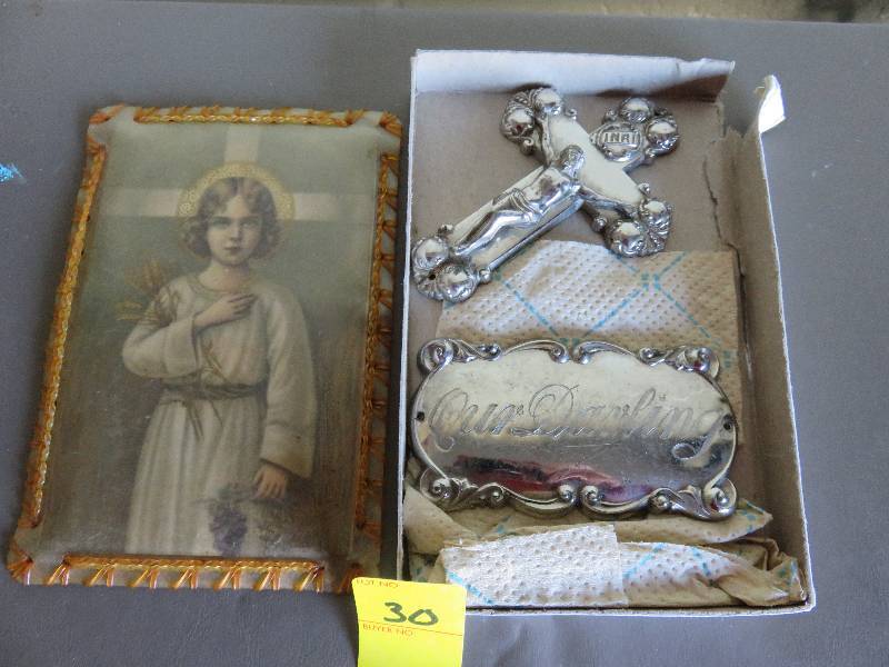 Cross Decoration and Plaque
