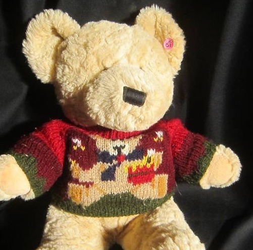 Large Teddy Bear in Sweater 18