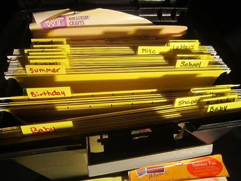 Organize your Creative Memories - Lot of Paper and Ideas